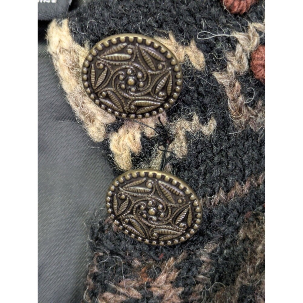 Icelandic Design Wool Cardigan Sweater Womens Lar… - image 4